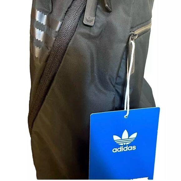 adidas Originals National Plus Black Backpack - Picture 13 of 14